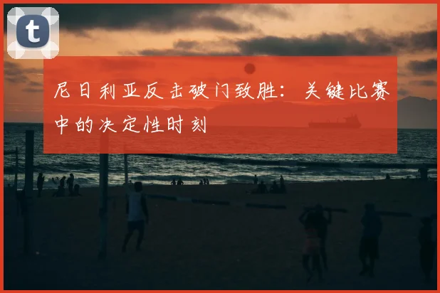 尼日利亚反击破门致胜:关键比赛中的决定性时刻